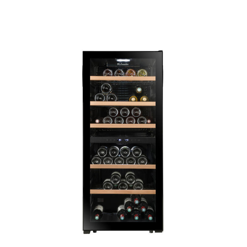 Cantinetta a Doppia Zona LS102DZBLACK 102 Bottiglie - La Sommelière