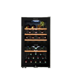 Double-compartment service cellar ECS51.2Z 49 Bottles - La Sommelière